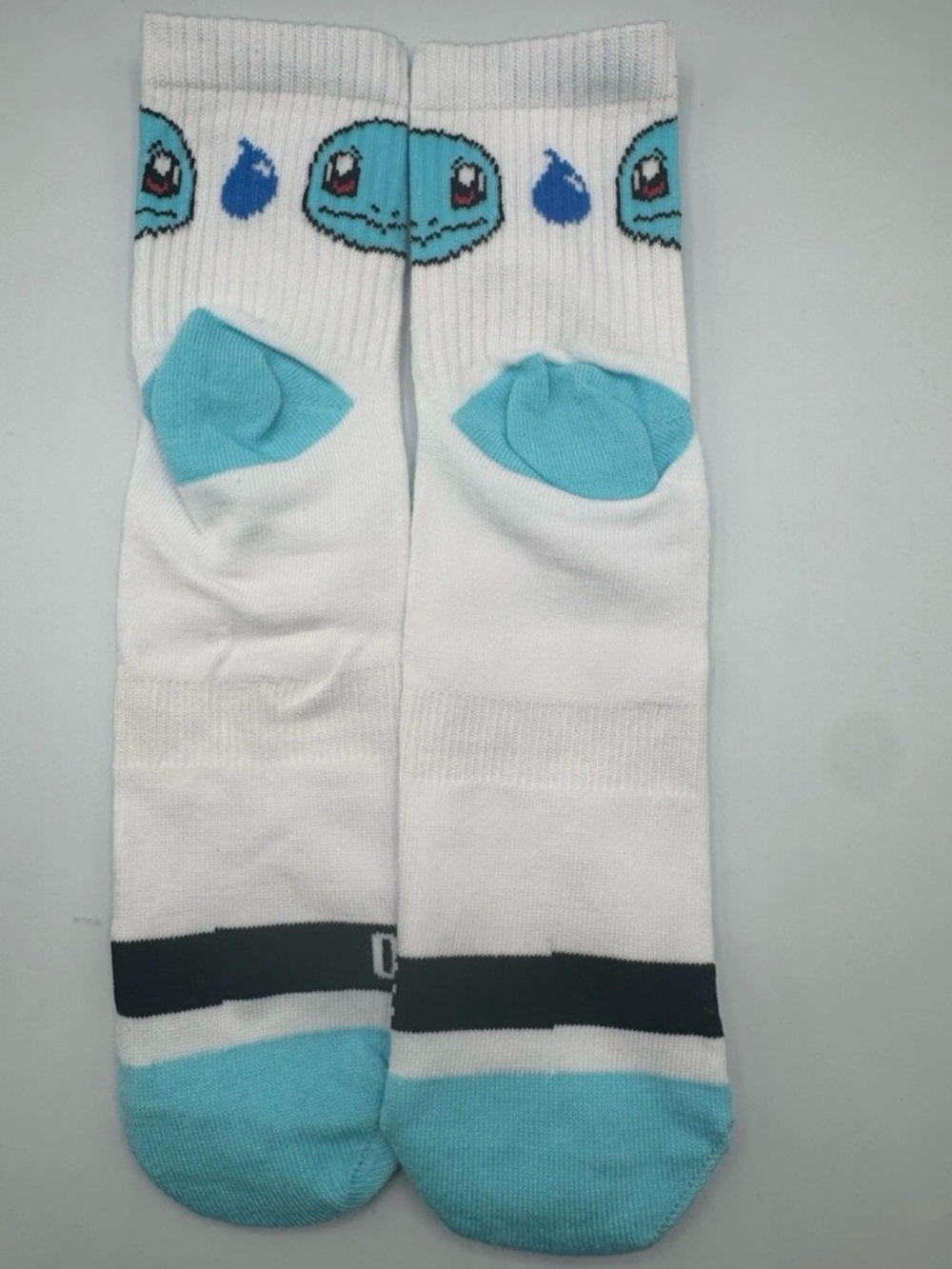 Pokémon Squirtle 1 Pair Quarter Socks Size 8-12 - Picture 2 of 2